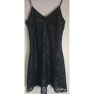 Victoria's  Secret Women's S  Mini Sheer Lacy Rose Gold Lbl Black Bow Ties SEXY‎